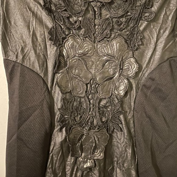 Black Mini dress tight fitting Size:S - Picture 8 of 11